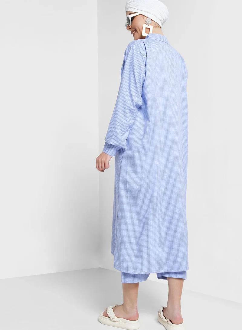 Khizana Printed Top & Pant Set