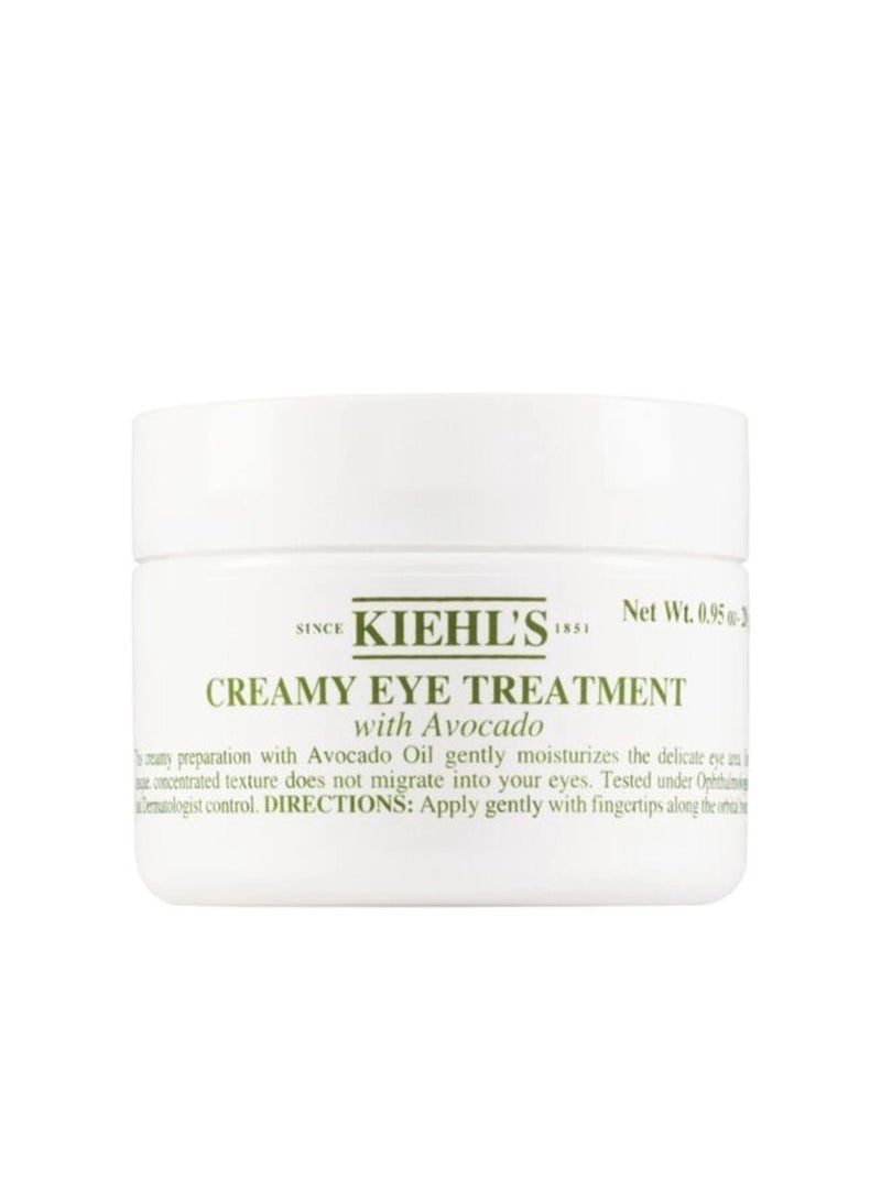 Kiehl's كريم كيلز لعلاج منطقة العين بالكريمة مع الأفوكادو 28 مل