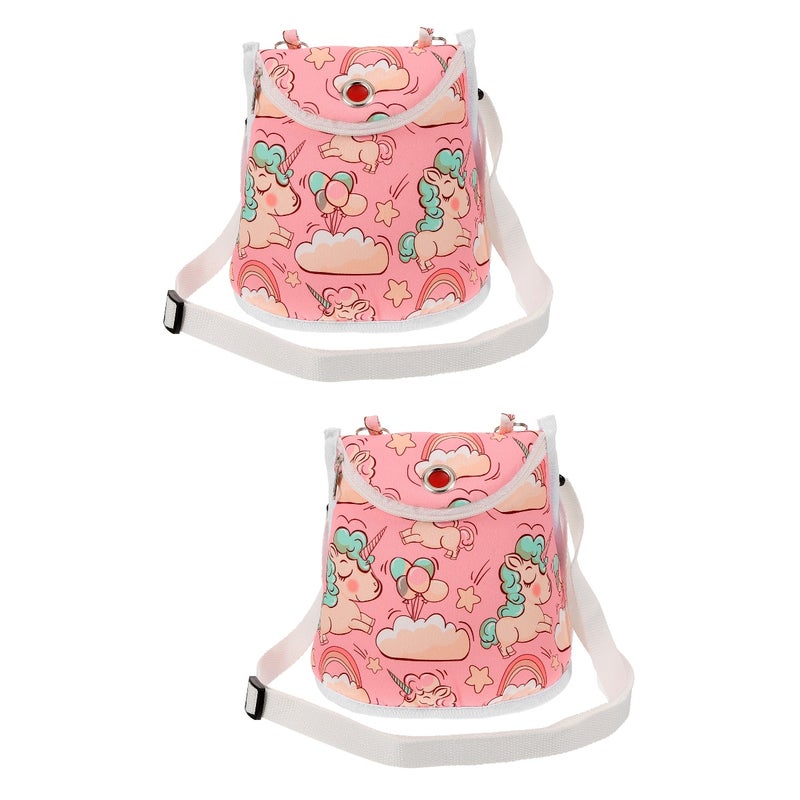2pcs Small Animal Carrier Bag Hamster Carrier Outgoing Travel Pouch Breathable Carrier - Image 1