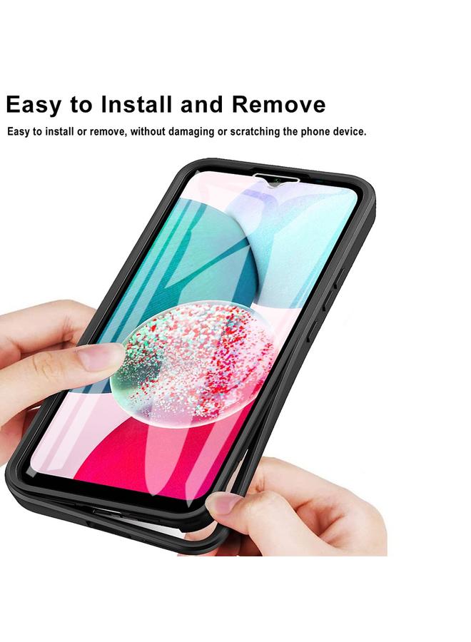 اس-توب جراب لهاتف Samsung Galaxy A34 5G مصنوع من الأكريليك + TPU، جراب هاتف بتغطية كاملة 360 درجة - Image 3