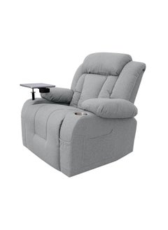 In-House Linen Cinematic Recliner Chair with Laptop Table & Cups Holder  - Image 2