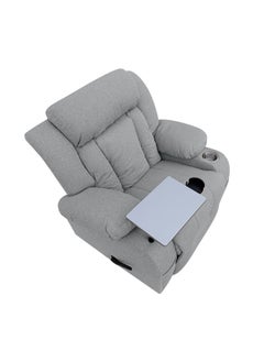 In-House Linen Cinematic Recliner Chair with Laptop Table & Cups Holder  - Image 4