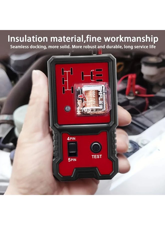 Universal 12V 24V Automotive Relay Tester 1pc Portable Diagnostic Tool - Image 5
