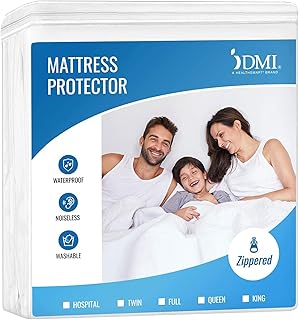 DMI DMI Waterproof Mattress Protector, Waterproof Mattress Cover, Mattress & Bed Pad, Bed Cover, Encased Zippered Fit, Twin  - Image 1