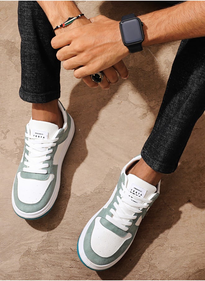 Testa Toro X1 Casual Sneaker for Everyday Wear, Made from Leather with Premium Suede Accents  - Image 2