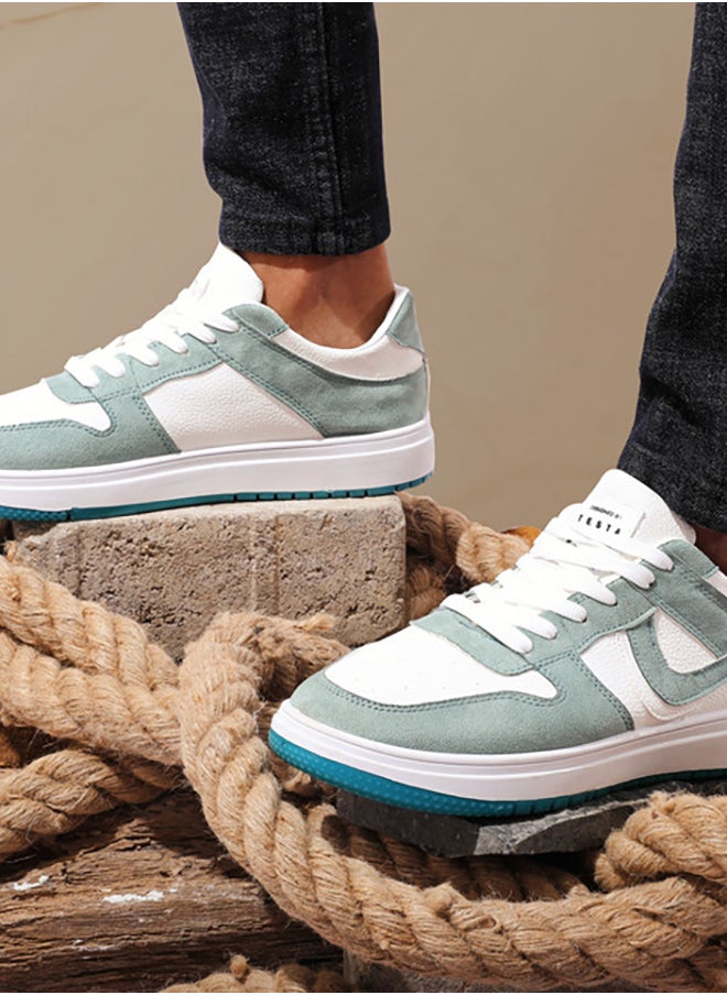 Testa Toro X1 Casual Sneaker for Everyday Wear, Made from Leather with Premium Suede Accents  - Image 3