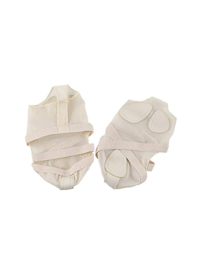 klarako 1 Pair Ballet Shoes Yoga Socks Non Slip Toeless Socks for Jazz Ballet Modern Belly Dancing Size XS - Image 1