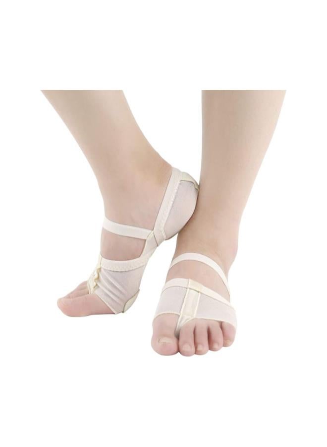 klarako 1 Pair Ballet Shoes Yoga Socks Non Slip Toeless Socks for Jazz Ballet Modern Belly Dancing Size XS - Image 3