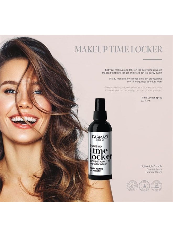 FARMASI Makeup Time Locker, Long-Lasting Makeup Setting Spray, Oil-Free, Lightweight, All-Day Wear Revitalizes, Natural Finish, 3.9 fl. oz / 115 ml - Image 3