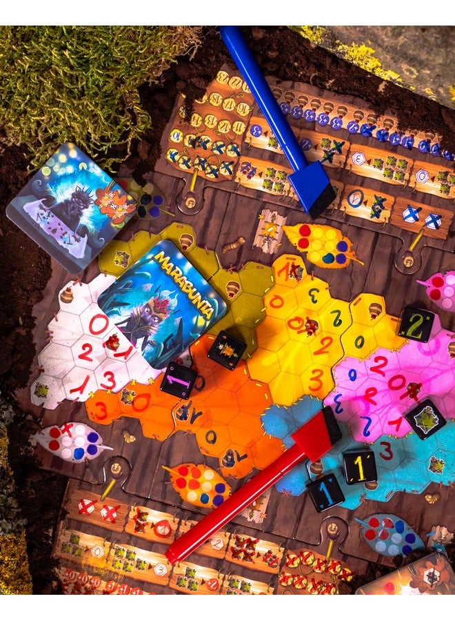 Space Cowboys Marabunta Board Game - A Strategy Game of Ant Colony Domination! Fun Family Game for Kids & Adults, Ages 10+, 2 Players, 30 Minute Playtime, Made by Space Cowboys - Image 4