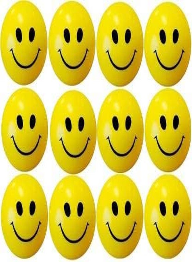 DIANO DIMZI Smiley Face Squeeze Ball Yellow Ball Stress Reliver Ball Yellow Pack of 1 A5 - Image 3