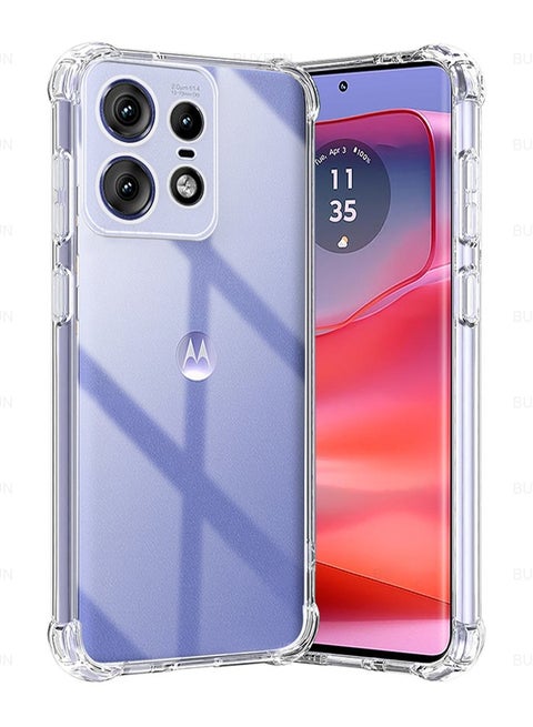 غطاء حماية واقٍ لهاتف Motorola Edge 50 Pro 5G يمنع بصمات الأصابع والاصفرار