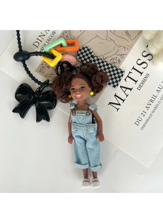 Cowboy strap black girl pendant