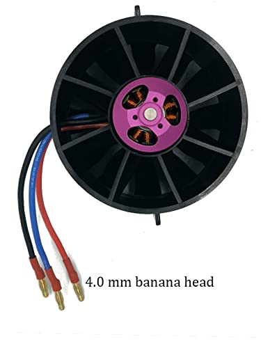Flycolor DD 90mm EDF 12 Blades Ducted Fan with 1450KV RC Brushless Motor Balance Tested for EDF 6S RC Jet Airplane - Image 3