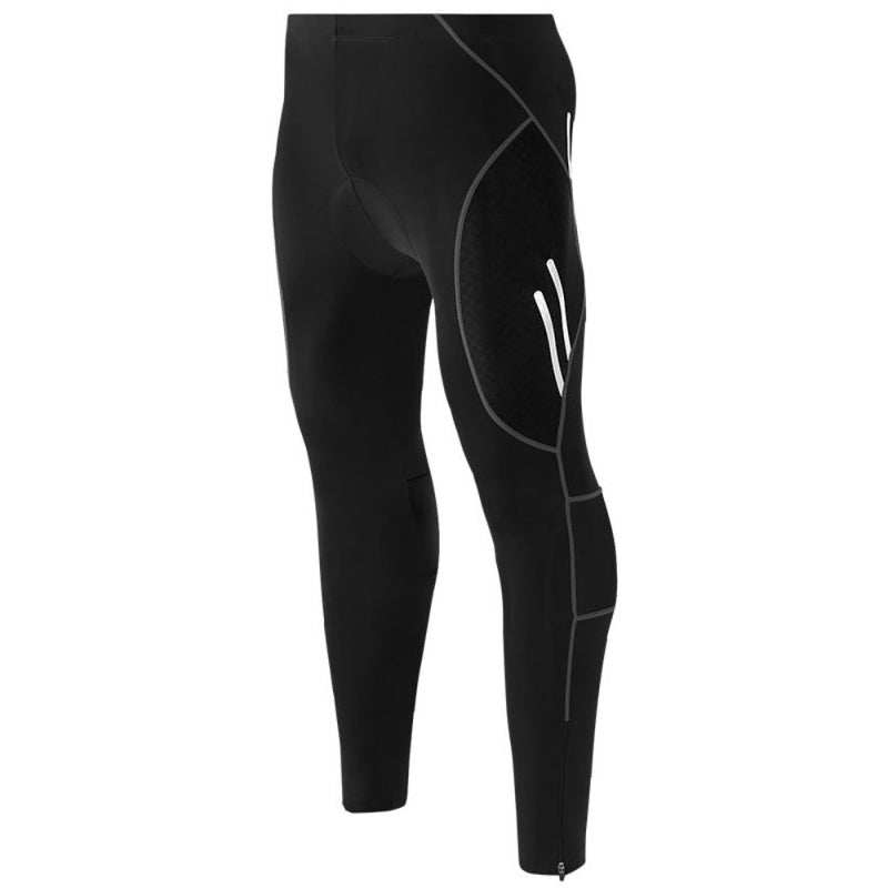 Cycling Pants 82% Nylon 18% Spandex Breathable Moisture-Wicking - Stretch Ultra Slim Light Core Compression Tights for Night Safe Road Mountain Bike Riding - Image 3