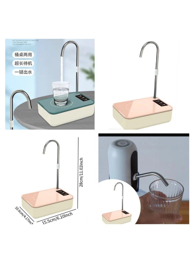 Portable Electric Water Bottle Dispenser – USB Rechargeable Pump for Water Gallons and Bottles - Image 2