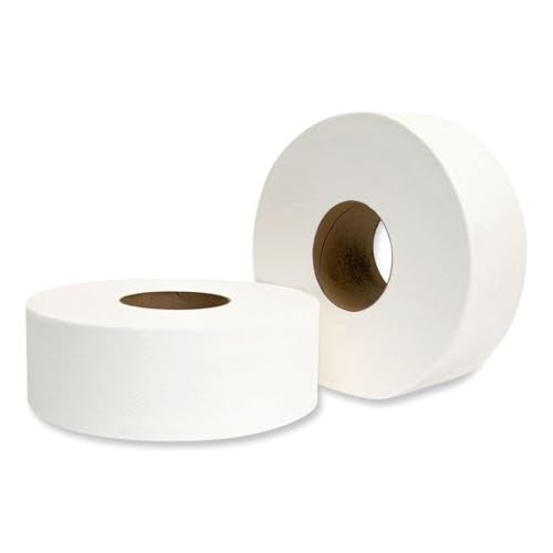 GEN 202 Jumbo JRT Bath Tissue, 2-Ply, White, 9 in Diameter, 12 Count (Pack of 1) - Image 3