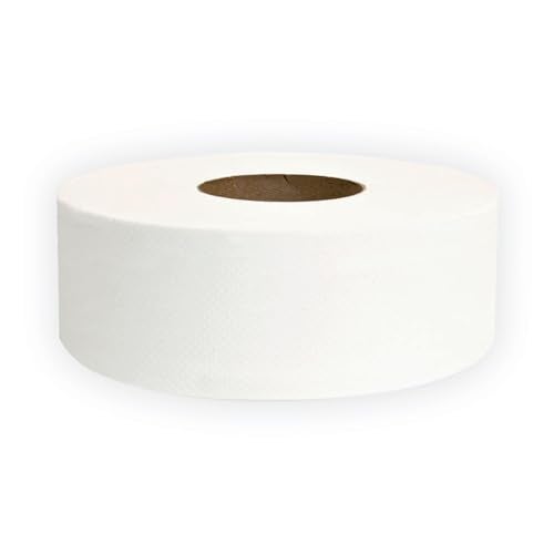 GEN 202 Jumbo JRT Bath Tissue, 2-Ply, White, 9 in Diameter, 12 Count (Pack of 1) - Image 2