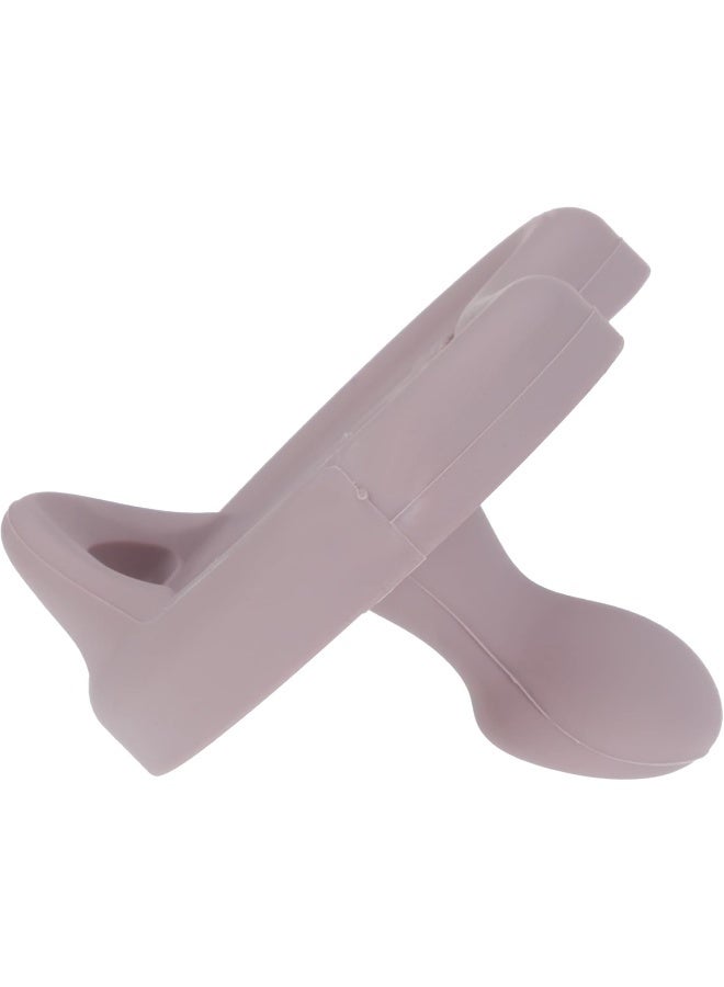 Nuby 100% Silicone Orthodontic Pacifiers 2pk, 0-6 Months - Image 5