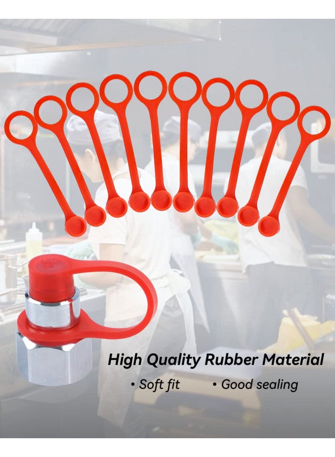 TIKSCIENCE Rubber Blow Off Caps Fit for Ansul R102 Piranha Industrial Kitchen Fire Suppression Nozzles Suppression Vent A Hood Systems Grease Caps Kit, 20 Caps - Image 4
