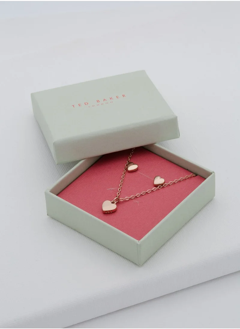 Ted Baker Amoria Sweetheart Necklace+Earrings Set