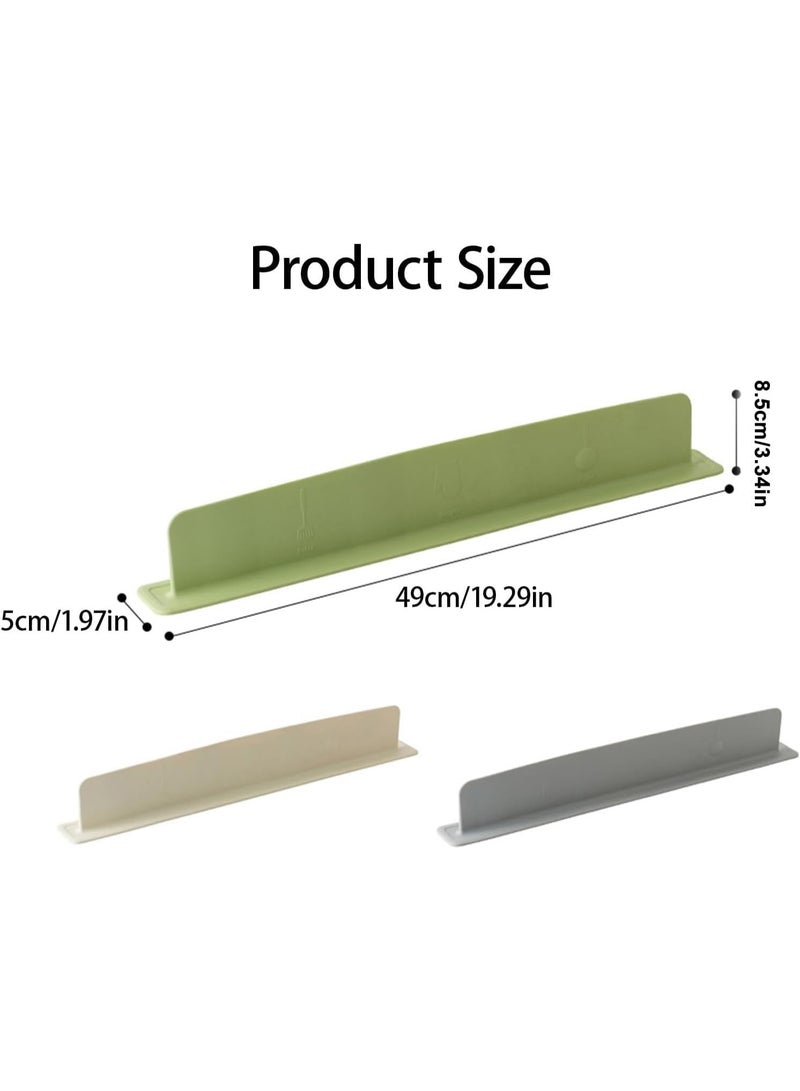 Silicone Sink Splash Guard,19.5inch Wide Kitchen Sink Water Barrier with Strong Suction Cups,kitchen sink splash guard,Anti-Splash Protector for Dishwashing,Countertops(Grey) - Image 2