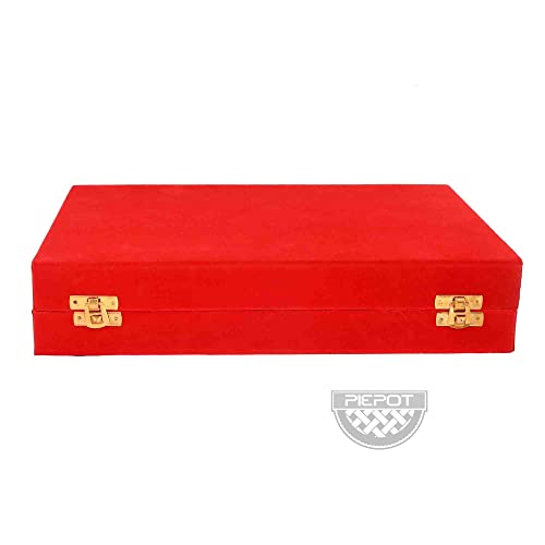 Piepot German Silver Bowl Set | Floral Shape | 6 Bowl, 6 Spoons,1Tray | Gold-Silver Plated Red Velvet Box| Decorative Bowl and Spoon Set | Ideal for Diwali, Wedding & Corporate Gifting - Image 3