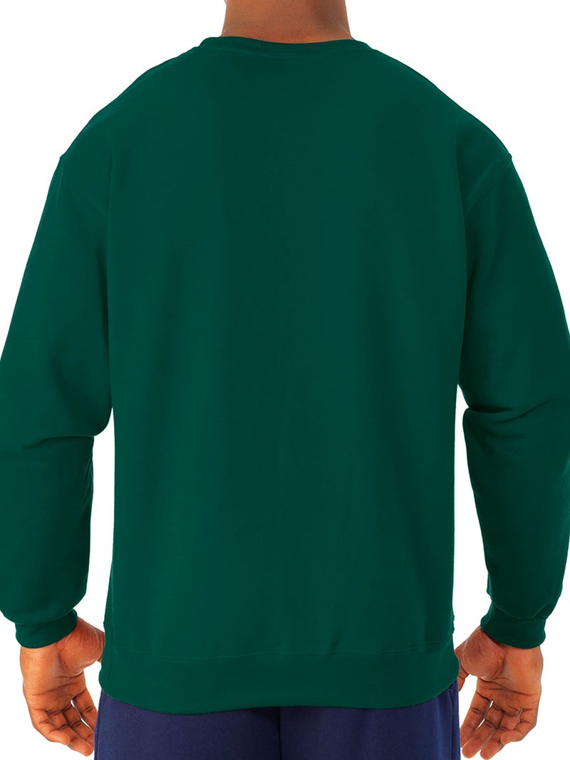 Jerzees -Men's NuBlend Fleece -Sweatshirts & Hoodies, Sweatshirt-Forest Green, Small - Image 3