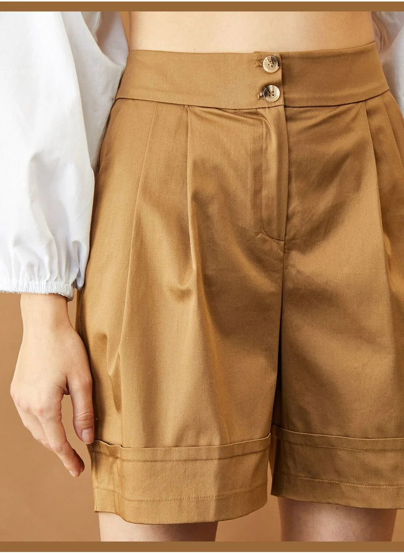 KOTON Button Detailed Shorts