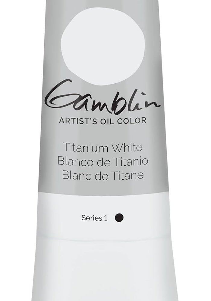 Gamblin Artist's Oil Color - Titanium White, 37ml Tube