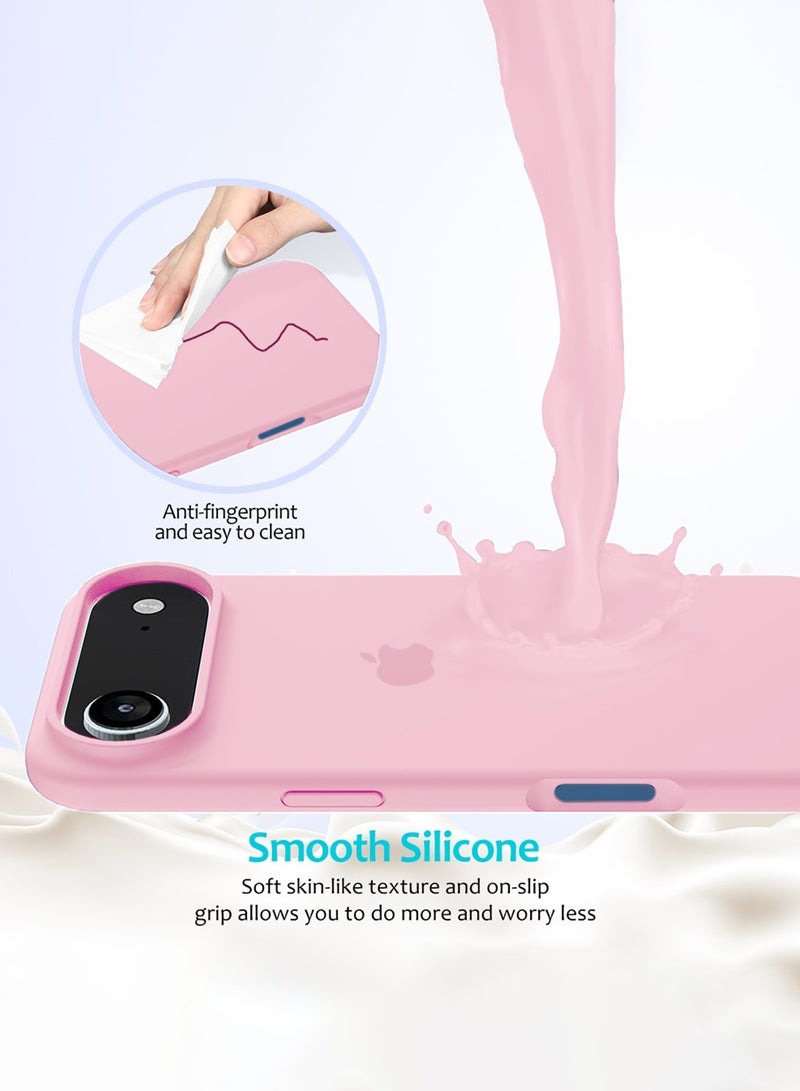 دبليو تيك جراب أبل آيفون  إير 5G 2025 الفاخر عالي الجودة مصنوع من السيليكون السائل (MCRPSN) - بوني - Image 3