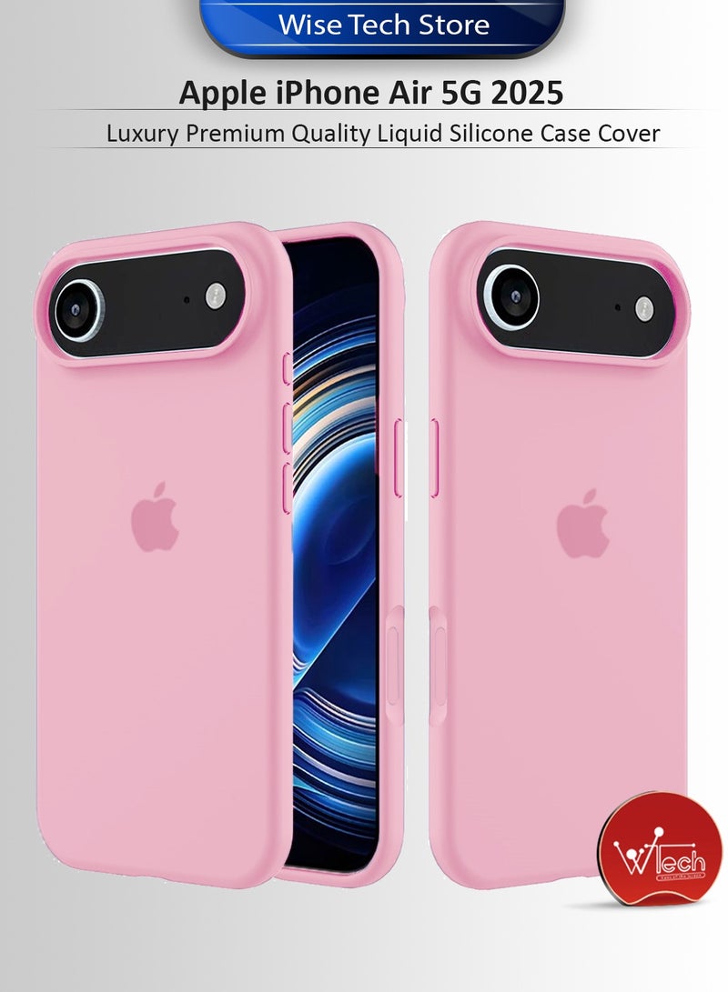 دبليو تيك جراب أبل آيفون  إير 5G 2025 الفاخر عالي الجودة مصنوع من السيليكون السائل (MCRPSN) - بوني - Image 1