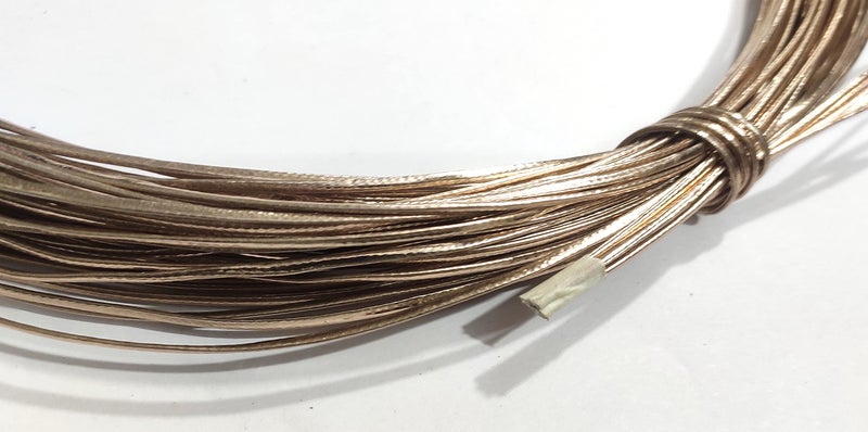 OMX 40 Mtr Cord, Size - 2mm x 1 mm Flat Leather PU Strip / Faux Leather Cord / Synthetic Leather Strap / Artificial Leather String (Beige Gold) - Image 4