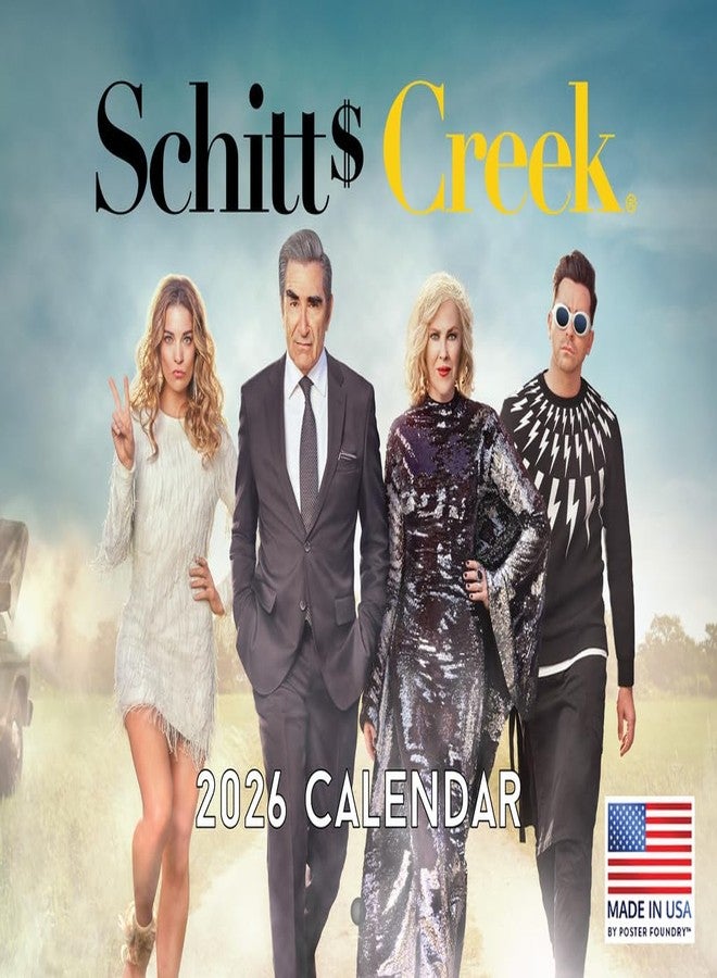 Poster Foundry Schitts Creek Calendar 2026 Officially Licensed Gifts Merchandise Monthly Wall Calender 12 Month | American Made In The USA - Image 1