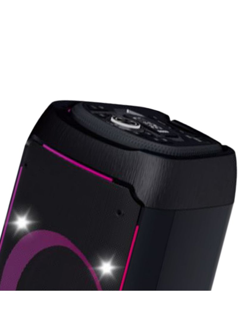 Platinum - Professional Battery Powered Speaker System, 10" Deep Bass Boost Control, 7.4V/5400mAh Lithium Battery, Bluetooth, SD Card Slot, USB Port, Remote Control, 60W RMS Flame & Music Spectrum LED light , AH-10800 - Image 1