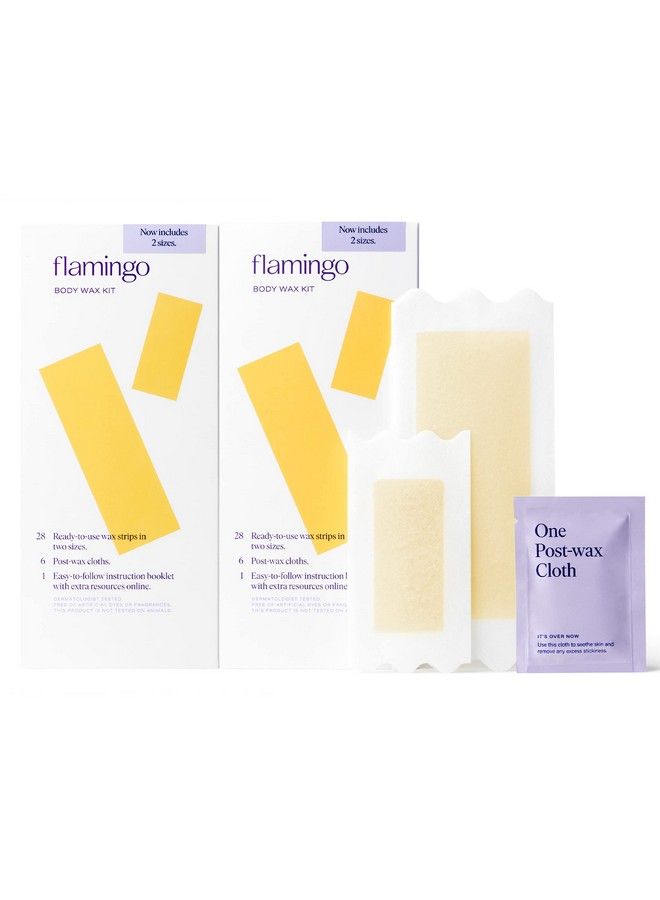 Flamingo Women’S Body Wax Kit 56 Wax Strips - Image 2