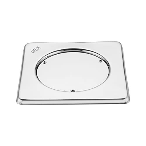 LIPKA Sweep Out Square Floor Drain |Premium Stainless Steel |6 x 6 Inches| - Image 3