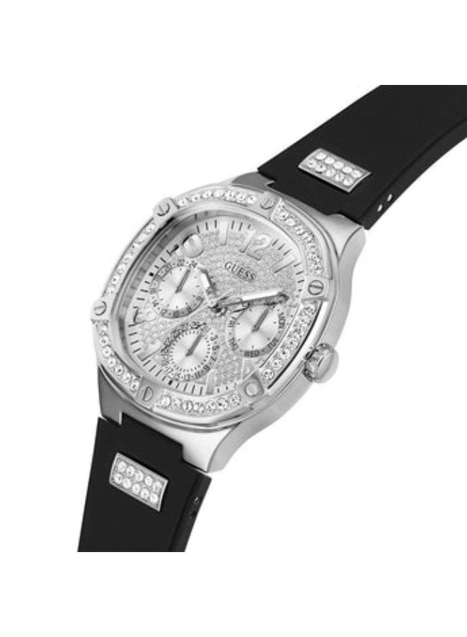 GUESS Silicone Chronograph Wrist Watch GW0619L1 - Image 3