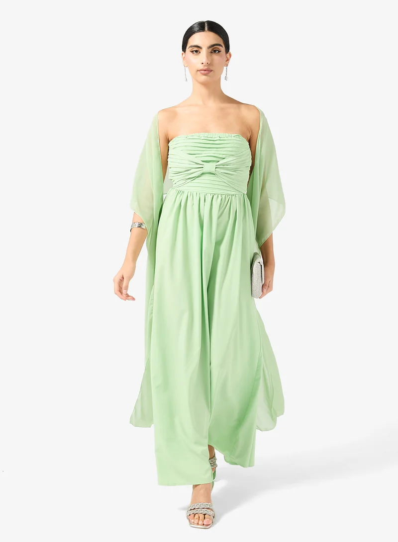 Ella  Bandeau Dress With Ruched Bodice for Women | Best Price UAE