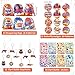 Vertintong 110 Pcs Dart Battle Party Favors Back to School Gifts Includes Dart Party Favor Bags Silicone Wristbands Badges Notebook Keychain Stickers Bendable Pencil for Birthday - Image 4