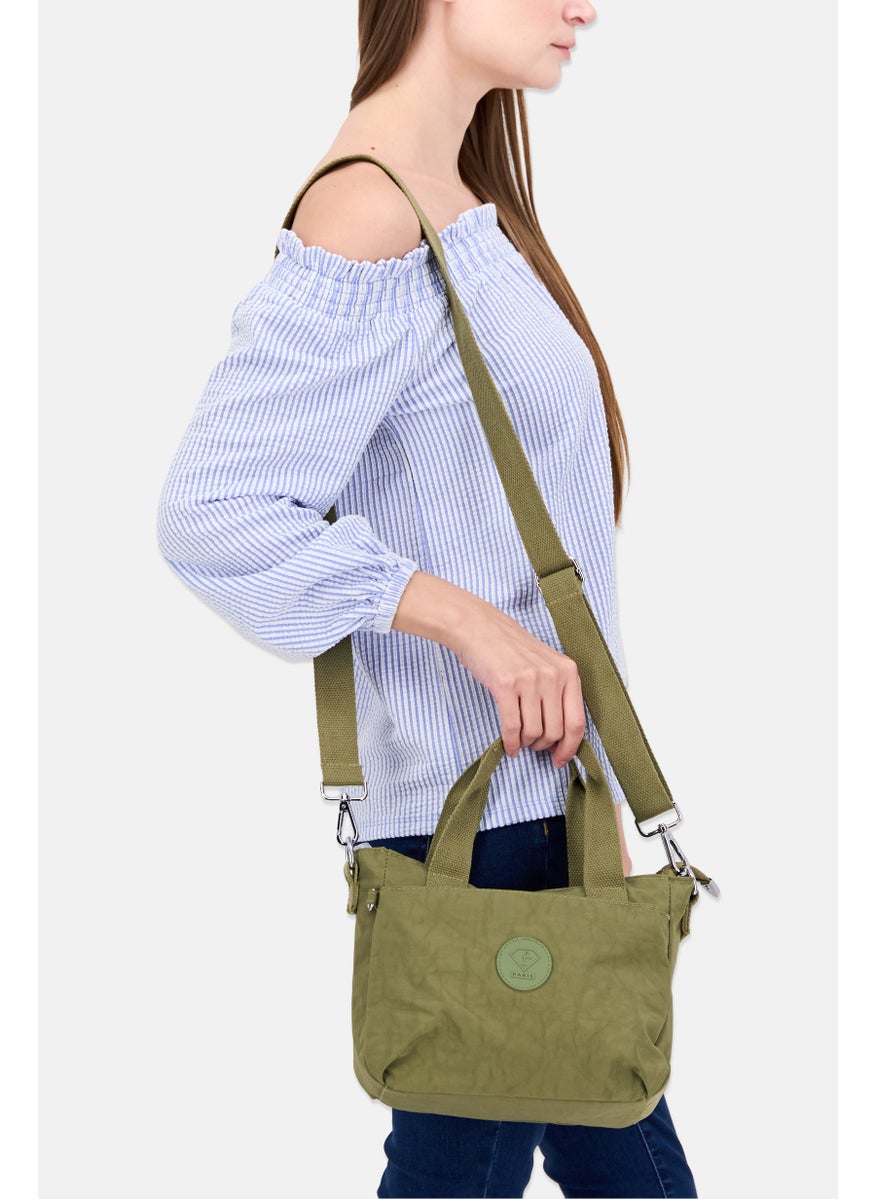 Women Brand Logo Cross Body Bag 21 H x 26 L x 9 W cm, Olive - pzsku/Z7DF548D9C235824D5FECZ/45/_/1737642305/aed01bf1-95fa-49c4-94fe-bfe517c0139f