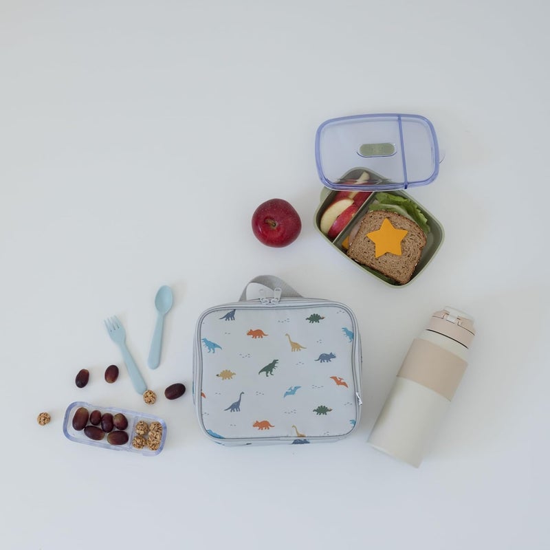 Tiny Twinkle Insulated Lunch Box for Girls and Boys | Durable and Reusable for School & Travel | Ages 3 and Up | Waterproof and Easy to Clean | PFAs and BPA Free（Dinosaur） - Image 4