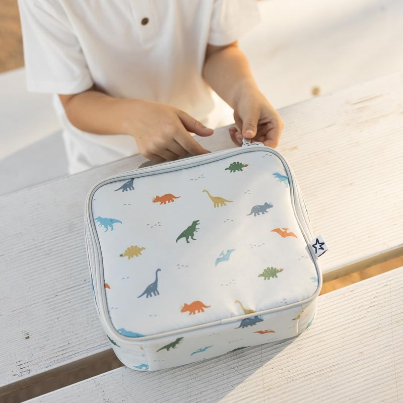 Tiny Twinkle Insulated Lunch Box for Girls and Boys | Durable and Reusable for School & Travel | Ages 3 and Up | Waterproof and Easy to Clean | PFAs and BPA Free（Dinosaur） - Image 3