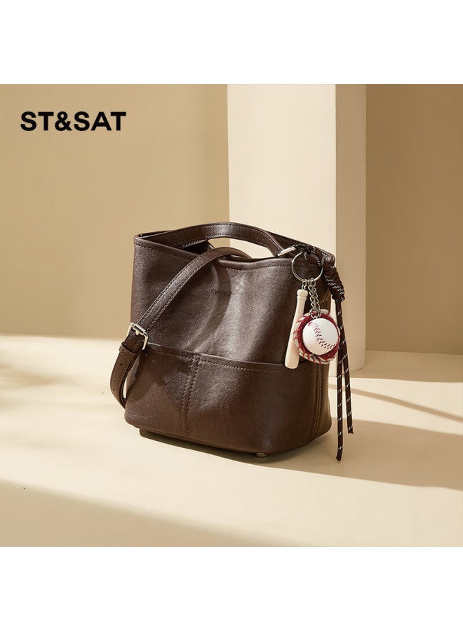 St&Sat Xingqiliu Handbag For Women, Tote Bag, Soft Handbag, High-quality Luxury Crossbody Bag, Teacher's Day Gift - Image 2