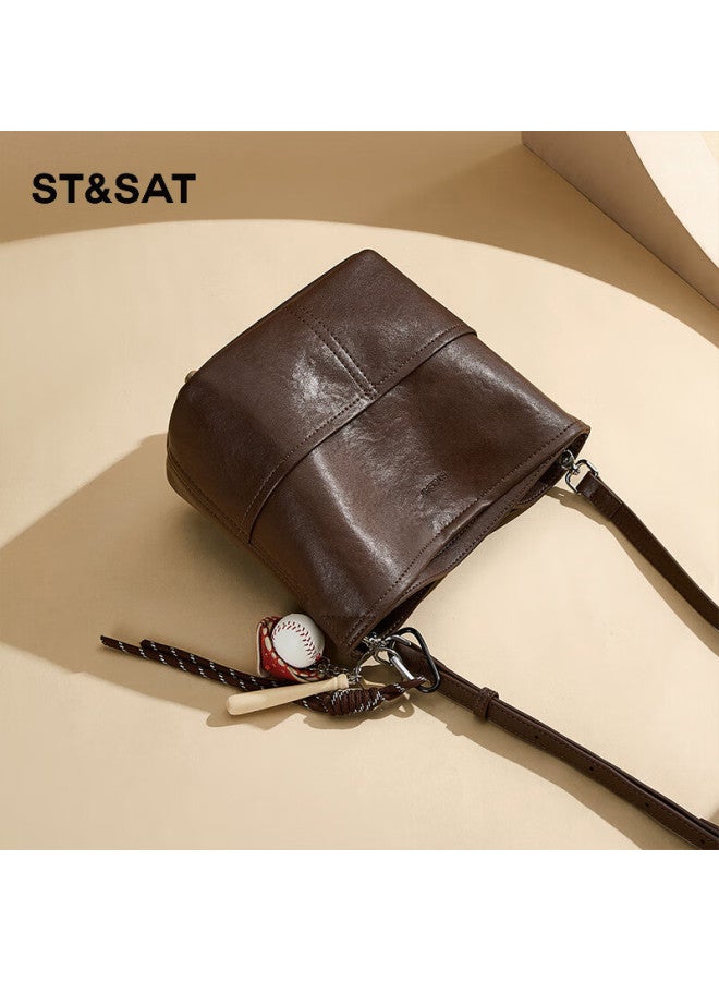 St&Sat Xingqiliu Handbag For Women, Tote Bag, Soft Handbag, High-quality Luxury Crossbody Bag, Teacher's Day Gift - Image 3