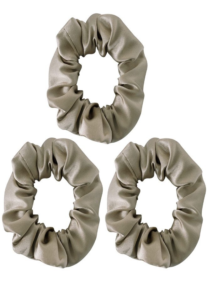 SOBONNY Mulberry Silk Hair Ties, Frizz Prevention and No Damage, Sleep and Night Accessories for Women (Apricot) - 3 Pack - Image 1