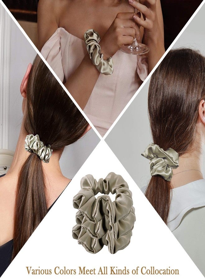 SOBONNY Mulberry Silk Hair Ties, Frizz Prevention and No Damage, Sleep and Night Accessories for Women (Apricot) - 3 Pack - Image 5