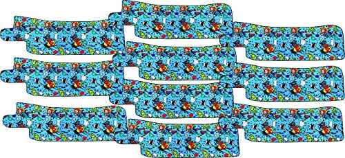 Nasogastric or Oxygen Tube precut Adhesive Tape Superhero Theme x 10 Pack. (Left Side)