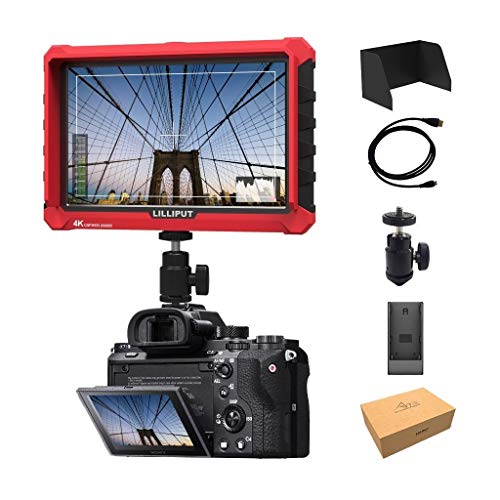 LILLIPUT A7S 7 Inch Full HD Monitor Camera & Photo Accessories with 4K Support, Black - Image 1