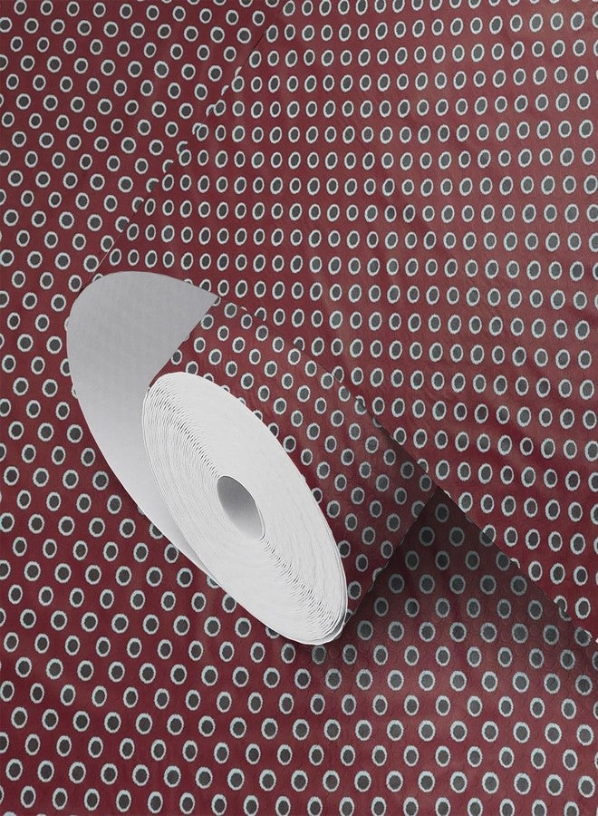 Vocal Store Kitchen Drawer/Cabinet Shelf Mat|PVC Material|Adjustable Size 10 Meter Roll, Red - MDOJ2-P077-10 - Image 1
